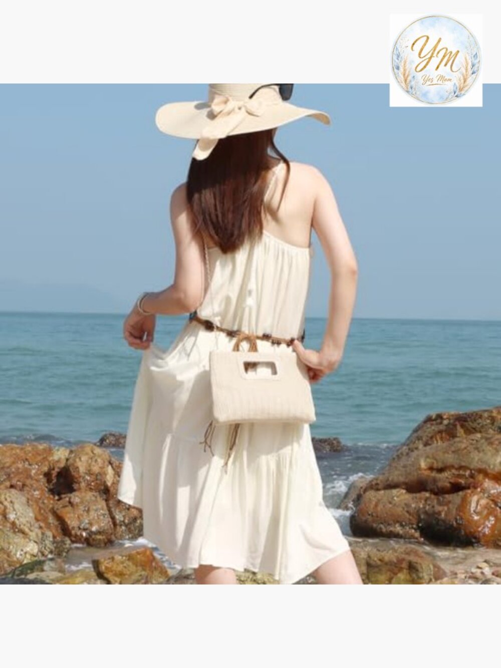 Top Handle Straw Clutch Handbag for Women Raffia Evening Bag Summer Beach - Picture 3 of 7